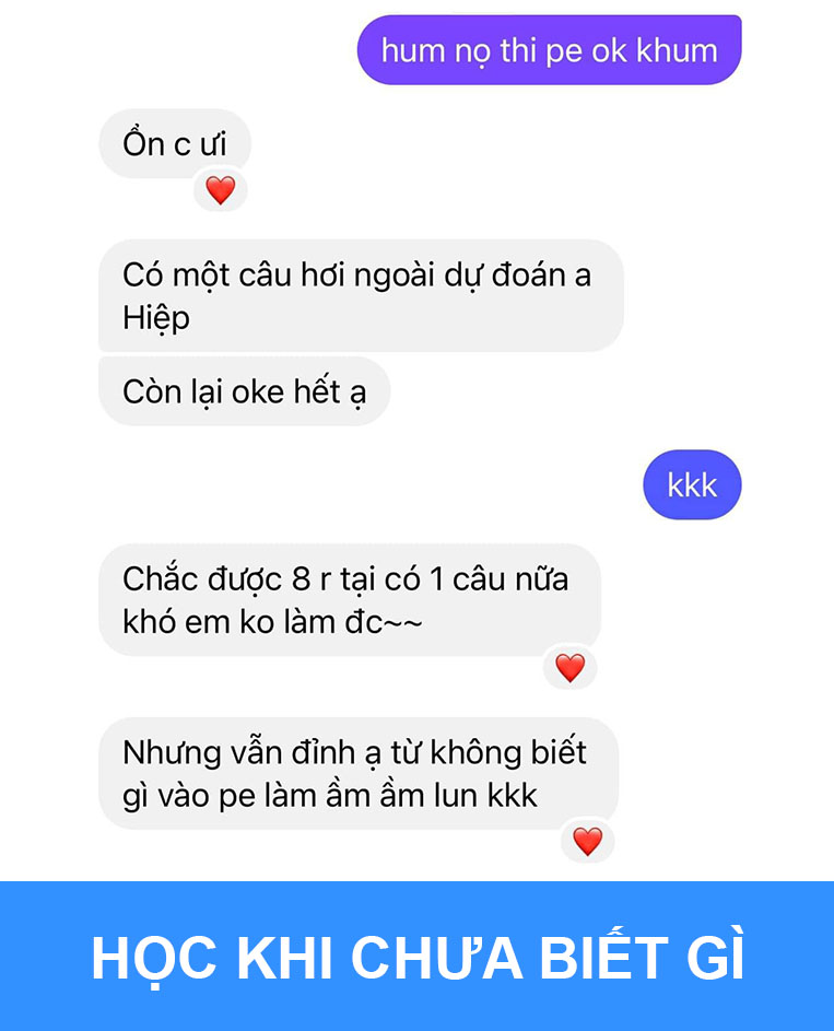 Feedback từ học viên