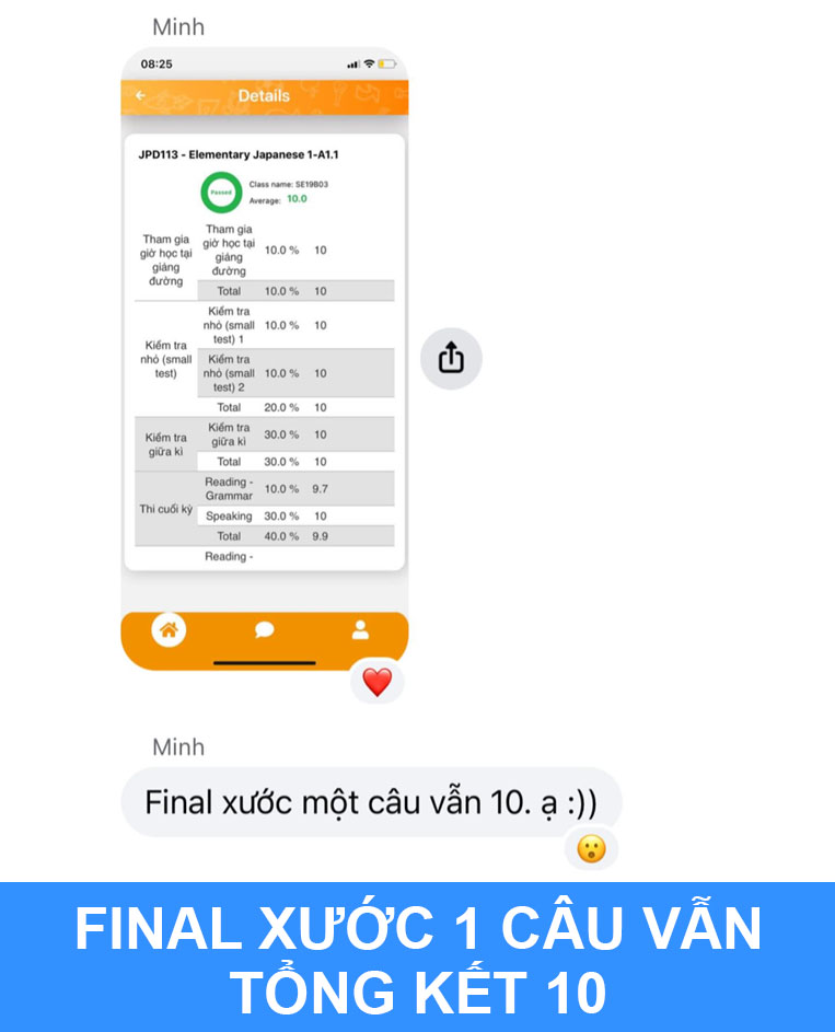 Feedback từ học viên