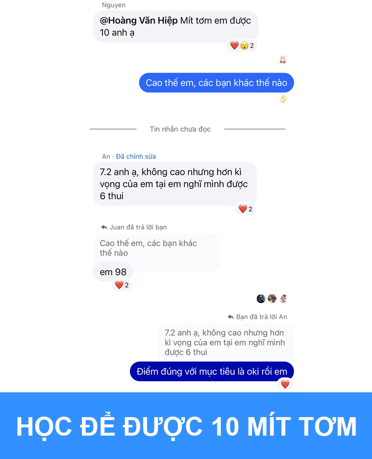 Feedback từ học viên