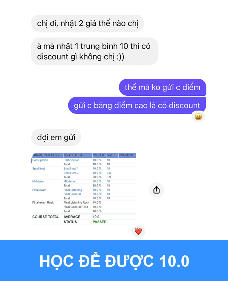 Feedback từ học viên