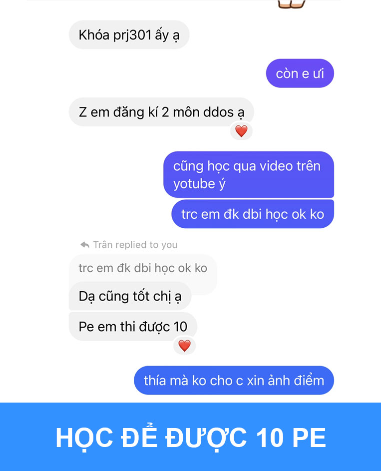 Feedback từ học viên