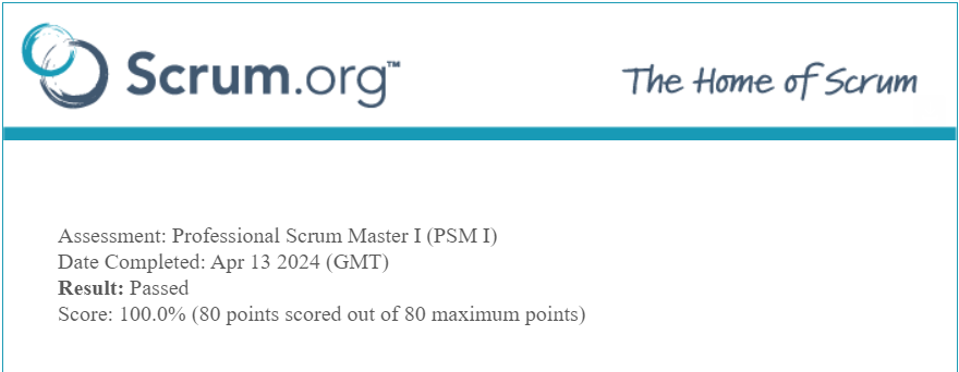 PSM I Score